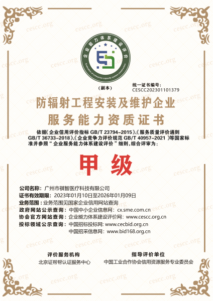服務(wù)能力資質(zhì)證書 2